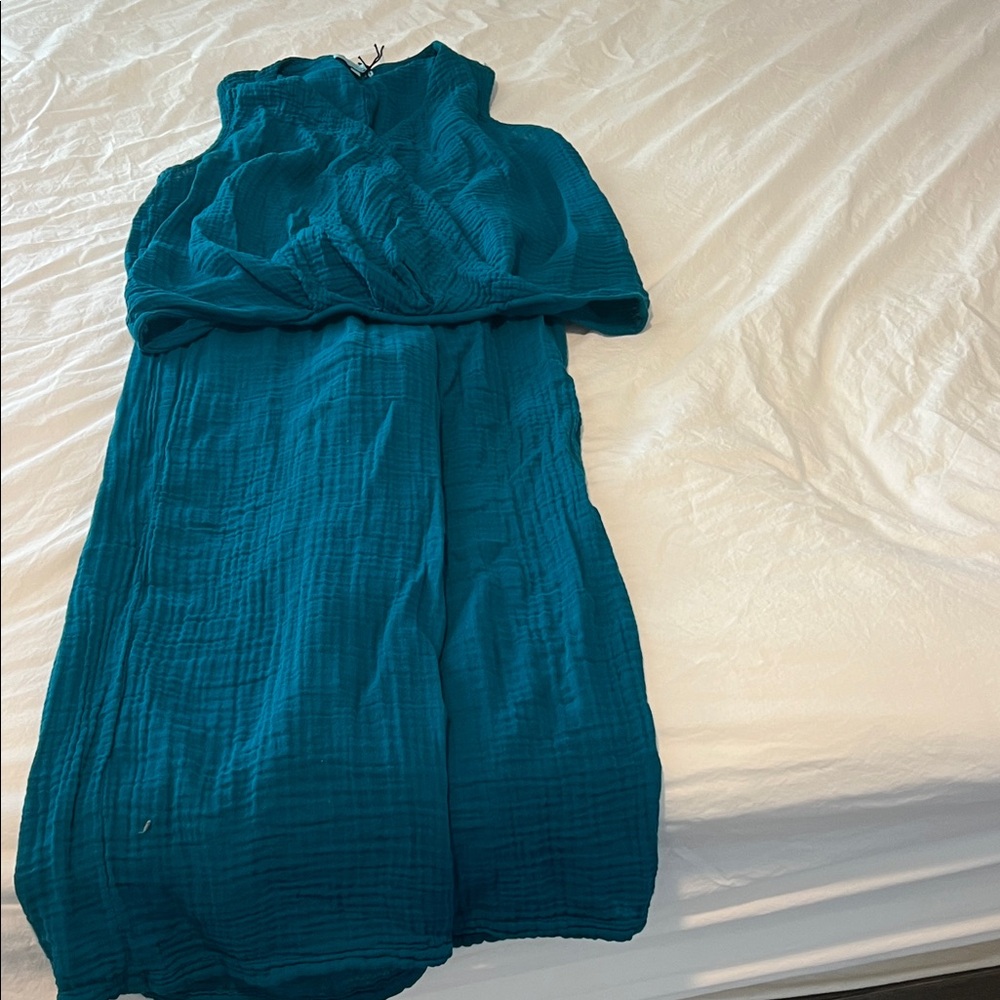 Michael Stars Teal Sleeveless Blouse